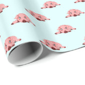 Roze papier voor het oppakken van varkensvlees - U (Rol Hoek)