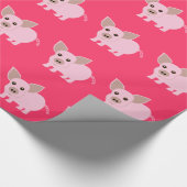 Roze papier voor het opvullen van Gift-papier (Hoek)