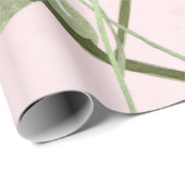 Roze papier voor het verpakken van Floral (Rol Hoek)