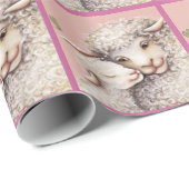 Roze papier voor kleine lampjes (Rol Hoek)