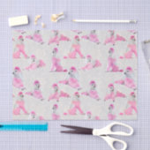 Roze papier voor poolschoen (Craft)