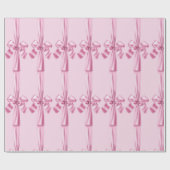 Roze papier voor ribbenemend lintje met faux-satij (Vlak)