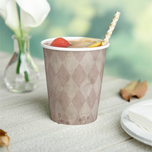 roze papieren bekers (Insitu)
