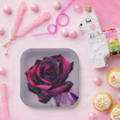 Roze Papieren Bord (Feest)