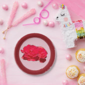Roze Papieren Bord (Feest)