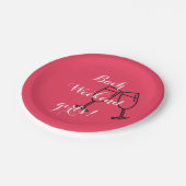ROZE PAPIEREN BORD UITZOEKPARTY (Gekanteld)