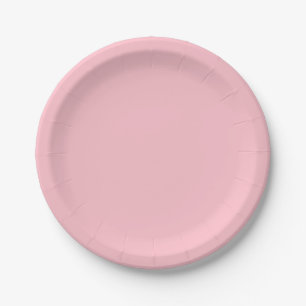 Roze papieren Borden Bordje