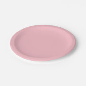 Roze papieren Borden Bordje (Gekanteld)