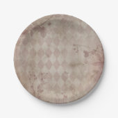 roze papieren bordje (Voorkant)