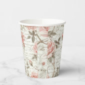 Roze papieren geschenkzakken bekers (Links)