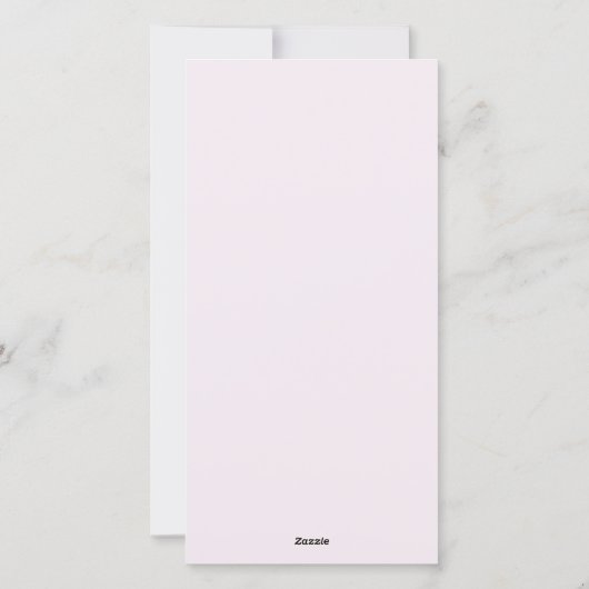 Roze papieren harten Valentijnsdag Feestdagenkaart (Achterkant)