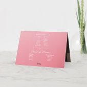 Roze papieren Parijs Quinceañera (Achterkant)