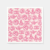 Roze papieren servetten (Voorkant)