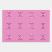 Roze papierpakket 67 inpakpapier vel (Voorkant 2)