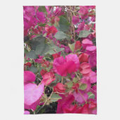 Roze papierventilatoren theedoek (Verticaal)