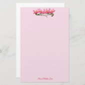  roze paprika - rand foto Aangepast Briefpapier (Voorkant / Achterkant)