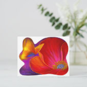 Roze paprika-ventilatorvlinter - Multi Briefkaart (Staand voorkant)