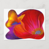 Roze paprika-ventilatorvlinter - Multi Briefkaart (Voorkant)