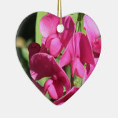 Roze papte peerboom keramisch ornament (Rechts)