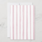 Roze Par-tea Verjaardag Tea Party Meisje Pompoen Kaart (Achterkant)