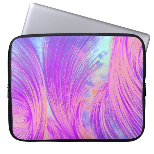 Roze Parade Laptop Sleeve (Voorkant)
