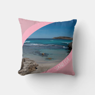 Roze Paradijs Strand Baai Landschap Australië Kussen