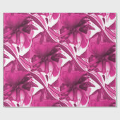 Roze paradijs stromend Abstract patroon Cadeaupapier (Vlak)