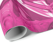 Roze paradijs stromend Abstract patroon Cadeaupapier (Rol Hoek)