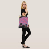 "Roze paradijs"-Tas van All Joy Art Tote Bag (Op model)