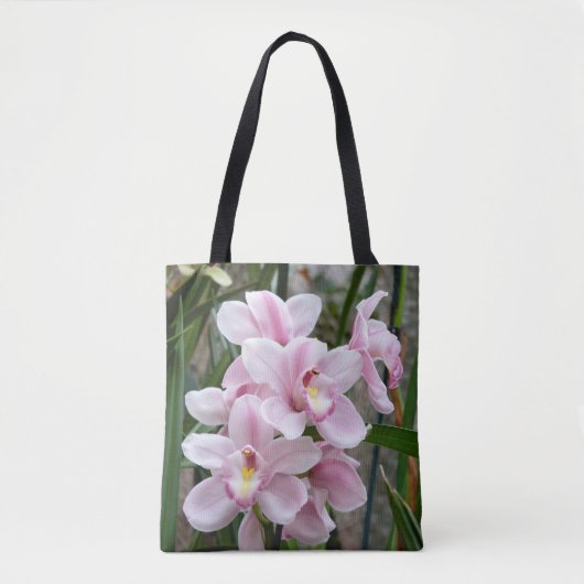 Roze paradise orchideeën tote bag (Voorkant)