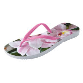 Roze paradise teenslippers (Schuin)