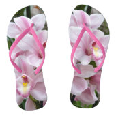 Roze paradise teenslippers (Voetbed)