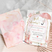 Roze Paraplu April Douches brengen mei bloemen Kaart