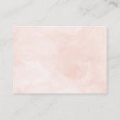 Roze paraplu-boeken voor Baby-afsluitkaart Informatiekaartje (Achterkant)