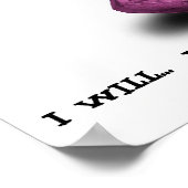 Roze paraplu's Levend gezond Poster (Hoek)