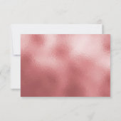 Roze Parel Aquarel Bloemendetails Kaart (Achterkant)