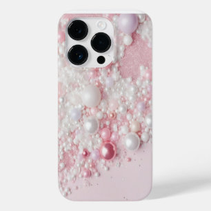 Roze Parel Glitter Glam Bling Case-Mate iPhone 14 Pro Hoesje