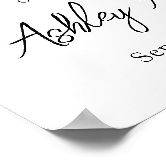 Roze Parel Lint Doping Welcome  Poster (Hoek)