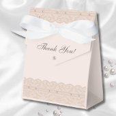 Roze Parel Regency Kant Vrijgezellenfeest Bedankdoosjes