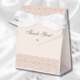 Roze Parel Regency  Kant Vrijgezellenfeest Bedankdoosjes