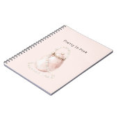 Roze Parel Sieraden Tas Notitieboek (Linkerzijde)