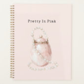 Roze Parel Tas Sieraden Planner (Voorkant)