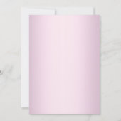 Roze  Parelboeg Eerste Heilige Communie Kaart (Achterkant)