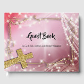  Roze Parelkruis Gastenboek (Voorkant)