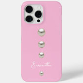 roze parels Case-Mate iPhone case (Achterkant)