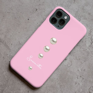 roze parels iPhone 15 pro max hoesje