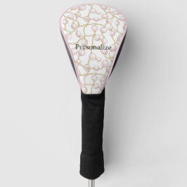 Roze Parels Gouden Ketting   Golfheadcover