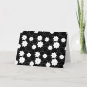 Roze parels in bloem bedankt kaart (Voorkant)