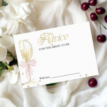 Roze Parels & Prosecco Bruidsdiner Advieskaart