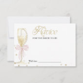 Roze Parels & Prosecco Vrijgezellenfeest Advies Ka Kaart (Voorkant)